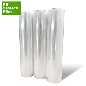 Granulés en plastique de polyoléfine souple de film étirable protecteur de LLDE PE de 10 microns pour l'emballage et la manipulation industriels - Product Image 1