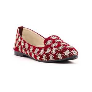 Zapatos planos Maroon WN0815 - Product Image 2