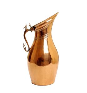 Wholesale Bulk Kitchen Accessories Hammered Copper Jug With Brass Handle & Lid for Drink Ware Use Copper <b>Pitcher</b> - Product Image 6