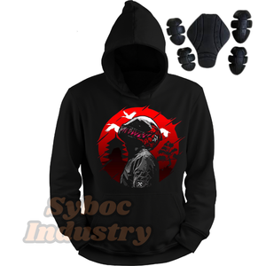 Best Motorcycle Riding <b>Hoodie</b> <b>For</b> Men's CE Certified Body Protection 320 GSM Cotton Custom Riding <b>Hoodie</b> <b>For</b> <b>Biker</b> - Product Image 1