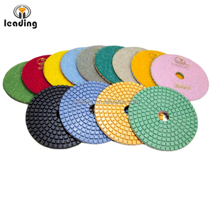 DONGSING DURABLE Formula 100x3mm Economie Tampons de polissage humide pour béton Abrasifs-4DS1C - Product Image 1