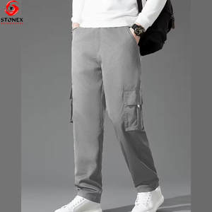 Pantalones Cargo Casuales de Lona para Hombre, Diseño Elegante, 100% Algodón, Secado Rápido, Transpirables, Servicio OEM, Mejor Precio de Venta - Product Image 2