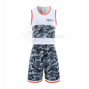 Uniforme de baloncesto de diseño personalizado tejido de secado rápido proveedor de ropa de equipo profesional uniforme de baloncesto elegante - Product Image 1