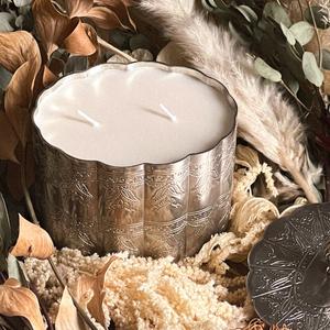 Frascos de aluminio para velas de alta demanda, contenedores de cera perfumada, cera de soja, logotipo personalizado, caja de latas para velas, almacenamiento, tarros para velas hechos a mano - Product Image 5