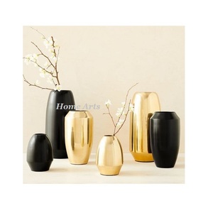 Florero de diferentes tamaños de nuevo diseño con maceta decorativa de latón de color dorado de calidad superior a un precio asequible - Product Image 2