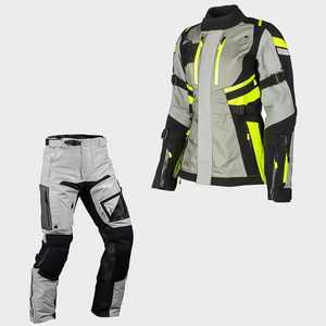 Combinaison de moto textile imperméable pour femme avec armure CE réglable - Product Image 1