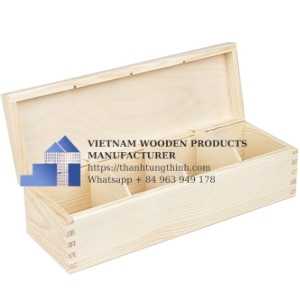 Caja de almacenamiento de té de madera con tapa de vidrio, organizador para bolsitas de té, diseño clásico, hecho en Vietnam - Product Image 2