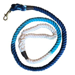 Laisse pour chien en corde de coton de qualité supérieure, mains libres, à dégagement rapide, réglable, tressée, colorée, tout-en-un, avec 2 poignées - Product Image 2