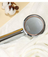 Nouveau 2024. Pommeau de Douche AROMICA LUXE Chrome Luxe, Premium, avec Filtre Arôme et Vitamine C pour Éliminer le Chlore, Fabriqué en Corée