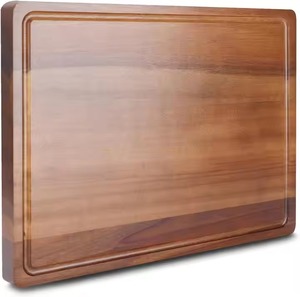 Tabla de cortar de madera con acabado liso y duradero, ideal para preparar alimentos en la cocina, tareas de corte y uso diario en el hogar. - Product Image 4