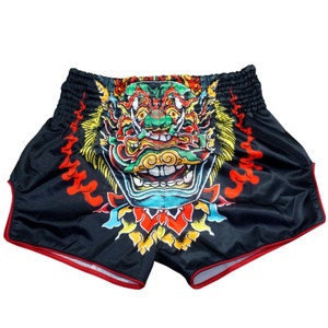 Ropa de Boxeo de Secado Rápido, Pantalones Cortos de Muay Thai, Pantalones Cortos de Kick Boxing, Pantalones Cortos de MMA, Ropa Deportiva de Lucha para Hombre, Pantalones Cortos de Muay Thai OEM - Product Image 1