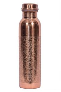 Artistic Floral Printed Metal Water Bottle Reusable Leak Proof Drinking Bottle for for Office Travel <b>Gym</b> and Gifting - Product Image 3