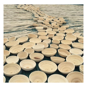 Durable 100% Eco Friendly Rattan Bread Proofing Basket For <b>Baking</b>, 10" Round/ Oval Rattan Bread Proofing With Bread Lame 99 GD - Product Image 1