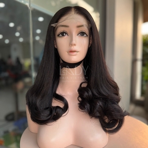 Peluca de Cabello Humano Vietnamita 100% Natural de Alta Calidad, Pelucas con Frente de Encaje, Cabello Ondulado - Product Image 5