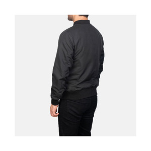 Classic Comfortable Stand Collar Hooded <b>Flight</b> Bomber <b>Jacket</b> Custom for <b>Men</b> Breathable Polyester/Cotton Winter High Street Style - Product Image 6