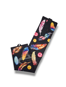 กระเป๋าหางม้ากันน้ำพิมพ์ลายดอกไม้สีดำน้ำหนักเบาพับได้ง่ายและทำความสะอาดผลิตภัณฑ์ดูแลม้าที่จำเป็น - Product Image 2