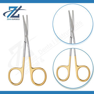 Ciseaux pour pansements Supercut, carbure de tungstène Blunt/Blunt Curved 165mm long Fabricant d'instruments chirurgicaux du Pakistan - Product Image 3