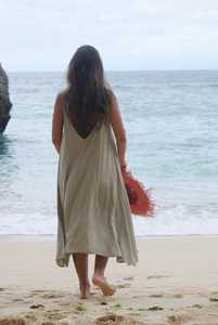 Atractivo 2025 vacaciones mujer Casual dulce cuello en V verano sin mangas Midi señoras Maxi vestido playa Mujer vestido - Product Image 5