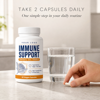Capsule Immunitaire Triple Défense : Sureau, Zinc, Vitamine C – Deux Capsules par Jour