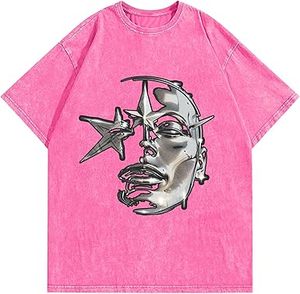 Camisetas elegantes con lavado ácido Boxy Cut 2025 Streetwear Fit Tela ligera para etiquetas de moda OEM y compradores a granel - Product Image 4