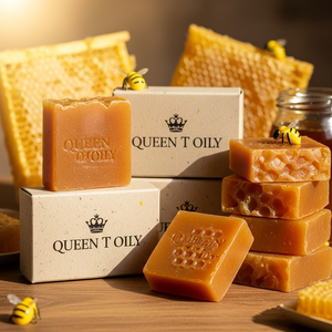 Savon au miel naturel pur infusé avec un savon au miel riche en soins de la peau offrant un confort hydratant doux 100% - Product Image 1