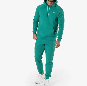 OEM Service Winter Hooded Casual Wear <b>Pullover</b> <b>Men</b> Tracksuits Wholesale Latest Design Plain Fleece High Quality - Product Image 1