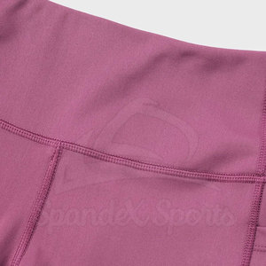 Mallas de cintura alta de nailon para yoga de alta calidad para niñas, cierre de cintura elástico personalizado ODM/OEM al por mayor - Product Image 5