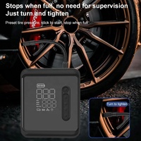 150 PSI Tire Inflator Portable Air Compressor with Rechargeable Battery for CarTires Motorcycles Bicycles Balls, Dual Power