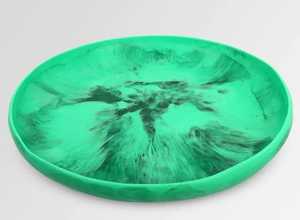 Platos y platos de resina de mármol, patrón personalizado, pulido moderno, ecológico, apto para lavavajillas, plato para servir alimentos, regalos de negocios - Product Image 3