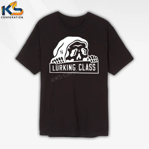 Camisetas de manga corta informales vintage impresas personalizadas 250 Gsm 100% algodón fabricadas por Oversize T-Shirt Producer - Product Image 5