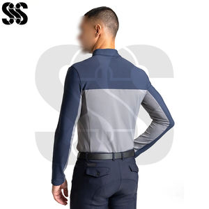 Chemise de base pour l'équitation masculine, multi-sports, entraînement équestre, séchage rapide, anti-odeur, coupe ajustée, vêtements d'équitation en plein air - Product Image 3