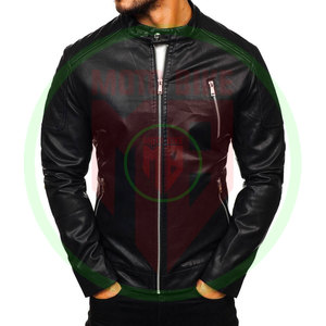 Veste en cuir d'hiver pour homme sur mesure de haute qualité, respirante, vestes en cuir d'hiver à bas prix - Product Image 4