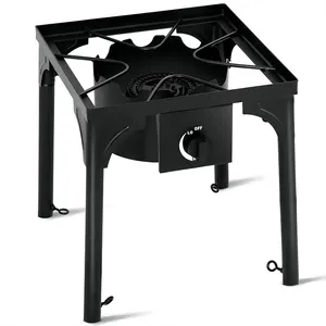 Portable Propane Outdoor Camp Stove with Adjustable Legs