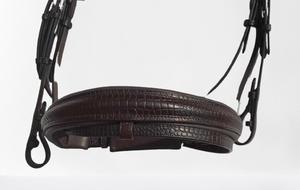 Brida de cuero negro de alta calidad con relleno suave de PVC duradero y hardware S.S Excelente precio para producto de equitación - Product Image 4