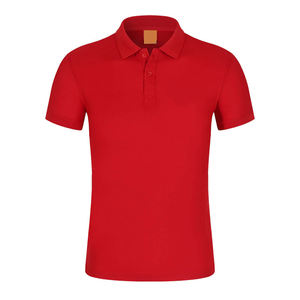 Hombres de alta calidad 100% de algodón de manga corta para la camisa de secado rápido transpirable ecológico 3D patrón de punto de tela de diseño sólido - Product Image 3