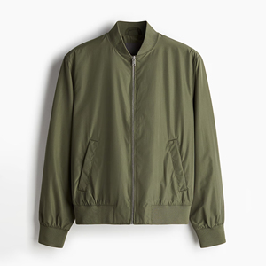 2026 OEM Custom Logo Print <b>Lightweight</b> Polyester Bomber <b>Jacket</b> For <b>Men</b> High Quality Stand Collar Winter Sublimation <b>Jacket</b> - Product Image 4