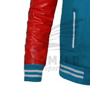 เสื้อแจ็กเก็ตทีมโรงเรียนขนาดใหญ่สำหรับผู้ชายใส่เล่นกีฬาอย่างยั่งยืนมีขนมิงค์ไซส์ใหญ่พิเศษสำหรับฤดูใบไม้ร่วงฤดูหนาว - Product Image 3