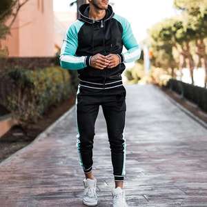 Impresionante chándal logotipo personalizado básico polar sudaderas con capucha y pantalones de chándal conjunto hombres Jogger conjunto al por mayor chándal ropa deportiva - Product Image 2