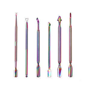 Pousse-cuticules en acier inoxydable en gros avec logo personnalisé, fournisseur d'outils de manucure par INNOVAMED - Product Image 1