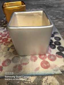 Pots en céramique faits sur mesure de couleurs métalliques, idéaux pour être utilisés comme vase et adaptés aux crèches et aux magasins à domicile pour la revente - Product Image 4