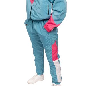 Streetwear Gym Wear coupe-vent veste pour hommes été ensemble sport Jogging porter épissage veste pantalon coupe-vent survêtement 2026 - Product Image 4