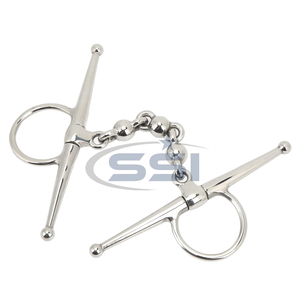 Bocado de Acero Inoxidable con Cadena de Bolas, Bocado de Equitación Premium para Caballos - Product Image 1