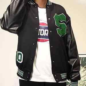 Vente en gros Nouvelle veste d'hiver pour femmes personnalisée Plus Size Letterman Bomber Varsity Respirant et Coupe-vent pour femmes - Product Image 1