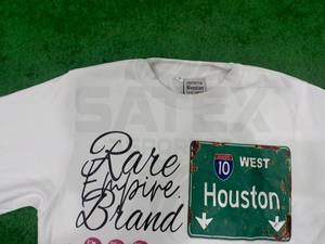 T-shirt à manches régulières en coton 100% lourd personnalisé avec logo personnalisé, col rond, pour homme et femme, impression sérigraphique, écologique - Product Image 5