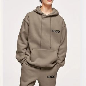 กางเกงวิ่งจ๊อกกิ้งมีฮู้ดสีพื้นมีเชือกรูดสำหรับผู้ชายเสื้อเล่นกีฬาฟิตเนสแนวสตรีทพิมพ์ลายกราฟิกแบบกำหนดเอง - Product Image 3