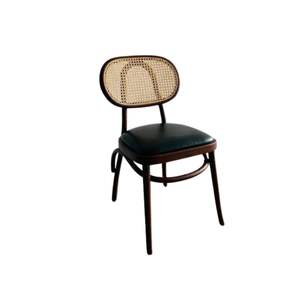 Silla de Comedor Moderna Minimalista de Madera Maciza, Duradera, para Interiores, Hogar, Oficina, Apartamento, Hotel, Restaurante, Uso Comercial - Product Image 3