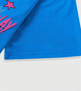 Camiseta de manga corta con cuello redondo y estampado de retrato personalizado para hombre 100% algodón Casual verano diseño de hombro caído al por mayor - Product Image 3