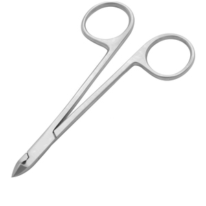 Juego de pinzas para uñas de acero inoxidable Vantage, 4 Mordazas rectas, instrumento para cutículas, embalaje OEM curvo para tratamiento de uñas encarnadas - Product Image 4