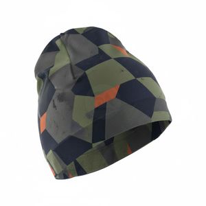 Casquette de course respirante à séchage rapide, design camouflage olive noir dégradé, motif crâne, performance moderne - Product Image 4