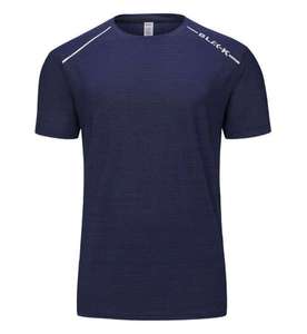 T-shirt de sport respirant à col rond Dri-Fit pour hommes 180 GSM Vêtements de sport de plein air Vêtements de sport Vêtements de gym - Product Image 4